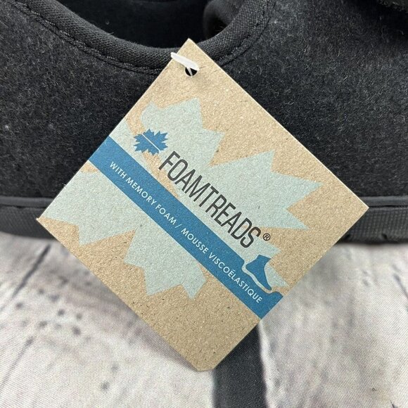 Foamtreads Womens Slippers Nurse 2 Adjustable Charcoal Shoes Size 6.5 ED - Picture 7 of 9